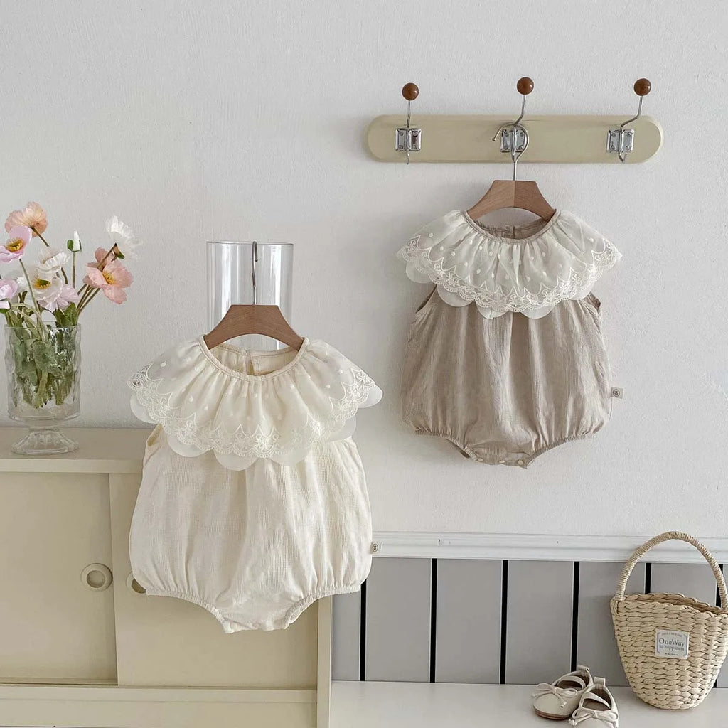 Clara Lace Bubble Romper
