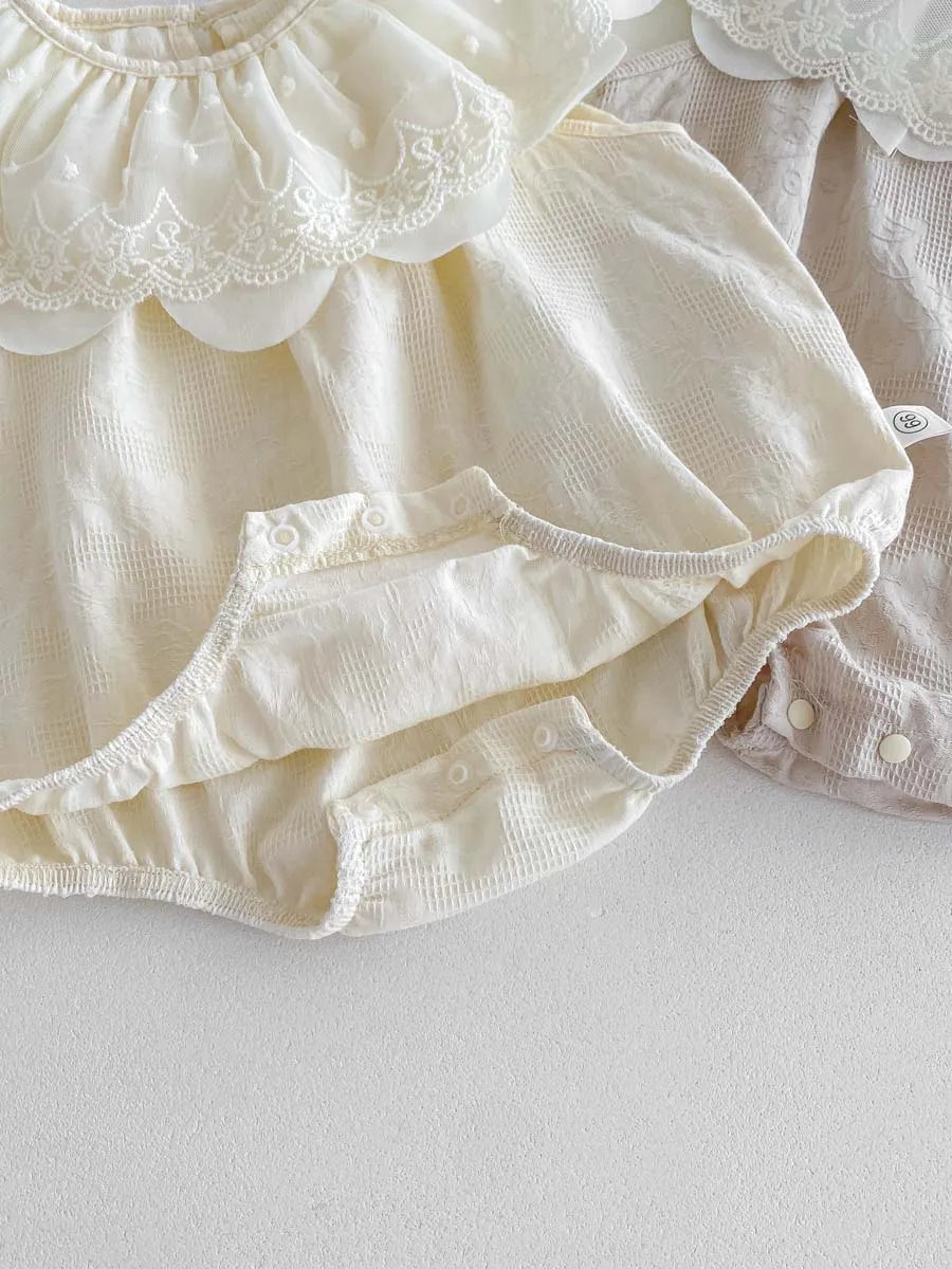 Clara Lace Bubble Romper