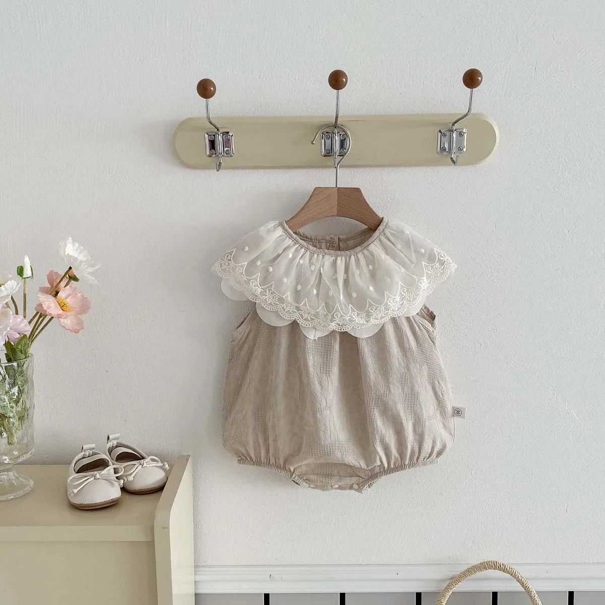 Clara Lace Bubble Romper