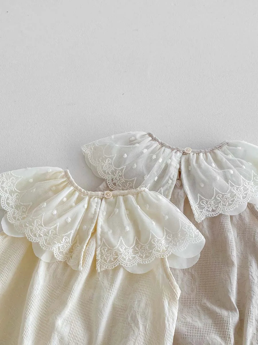 Clara Lace Bubble Romper