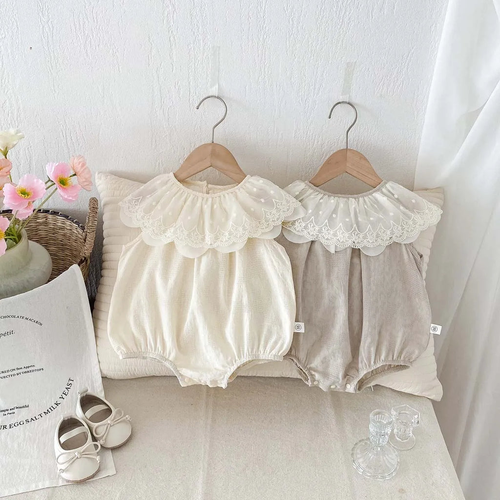 Clara Lace Bubble Romper