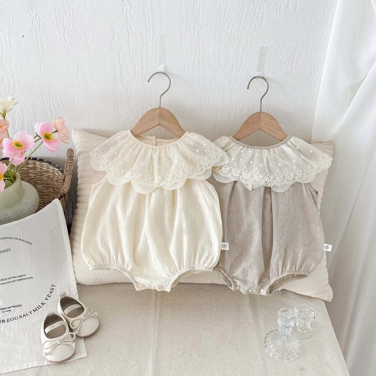 Clara Lace Bubble Romper