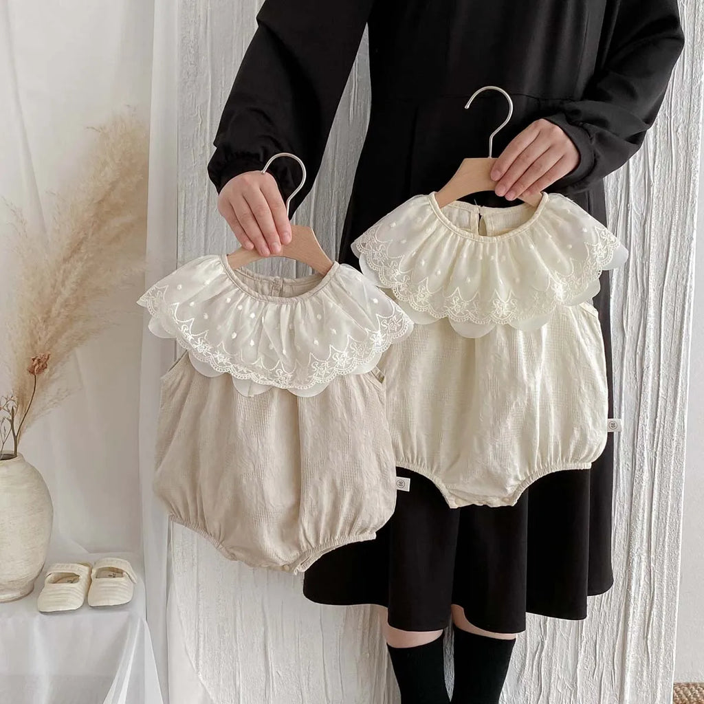 Clara Lace Bubble Romper