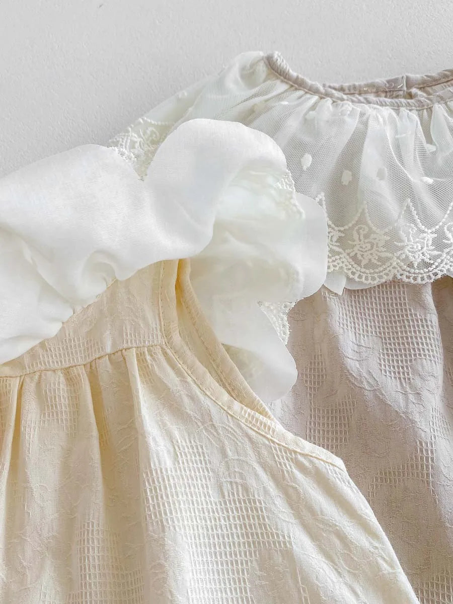 Clara Lace Bubble Romper