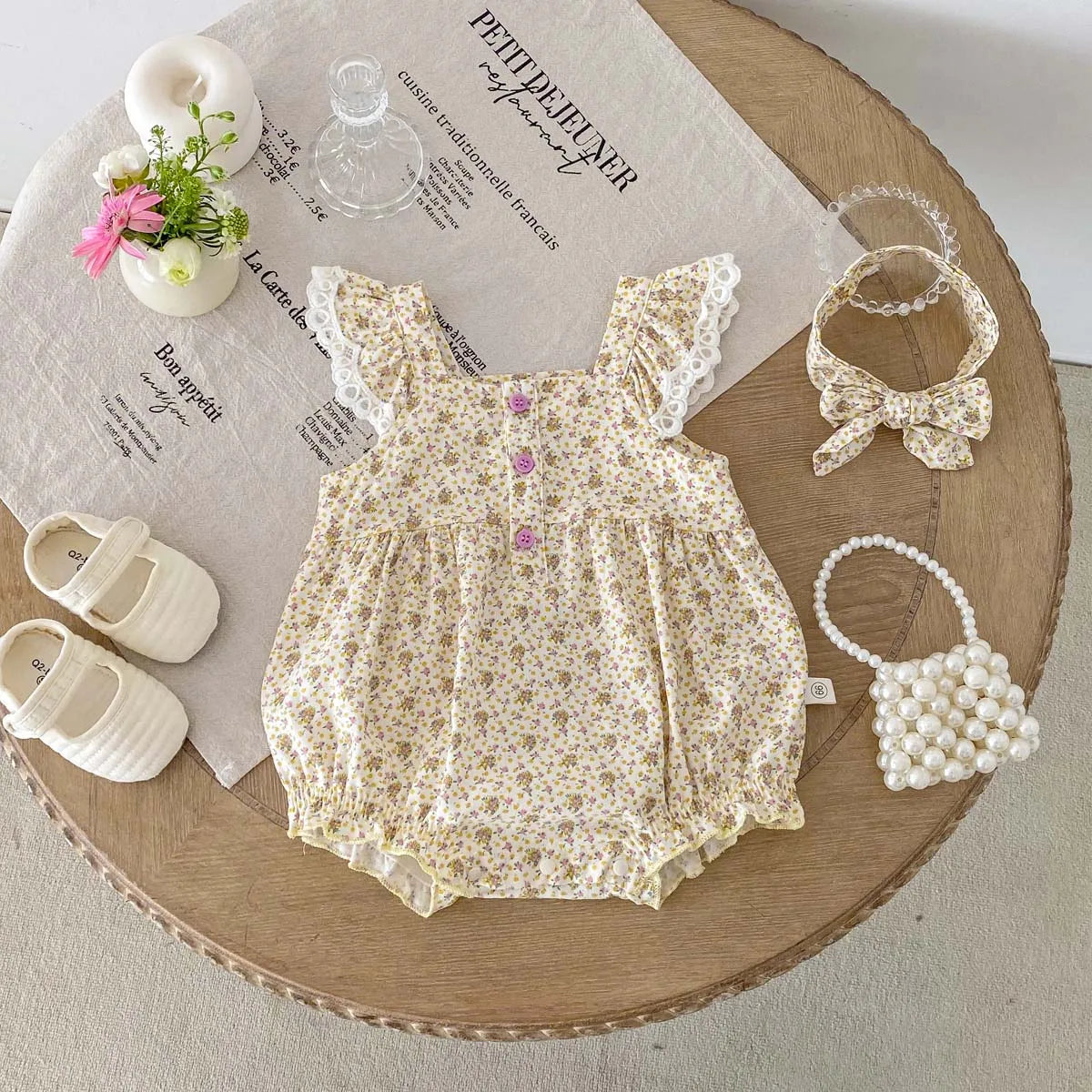 Sweet Pea Bubble Romper