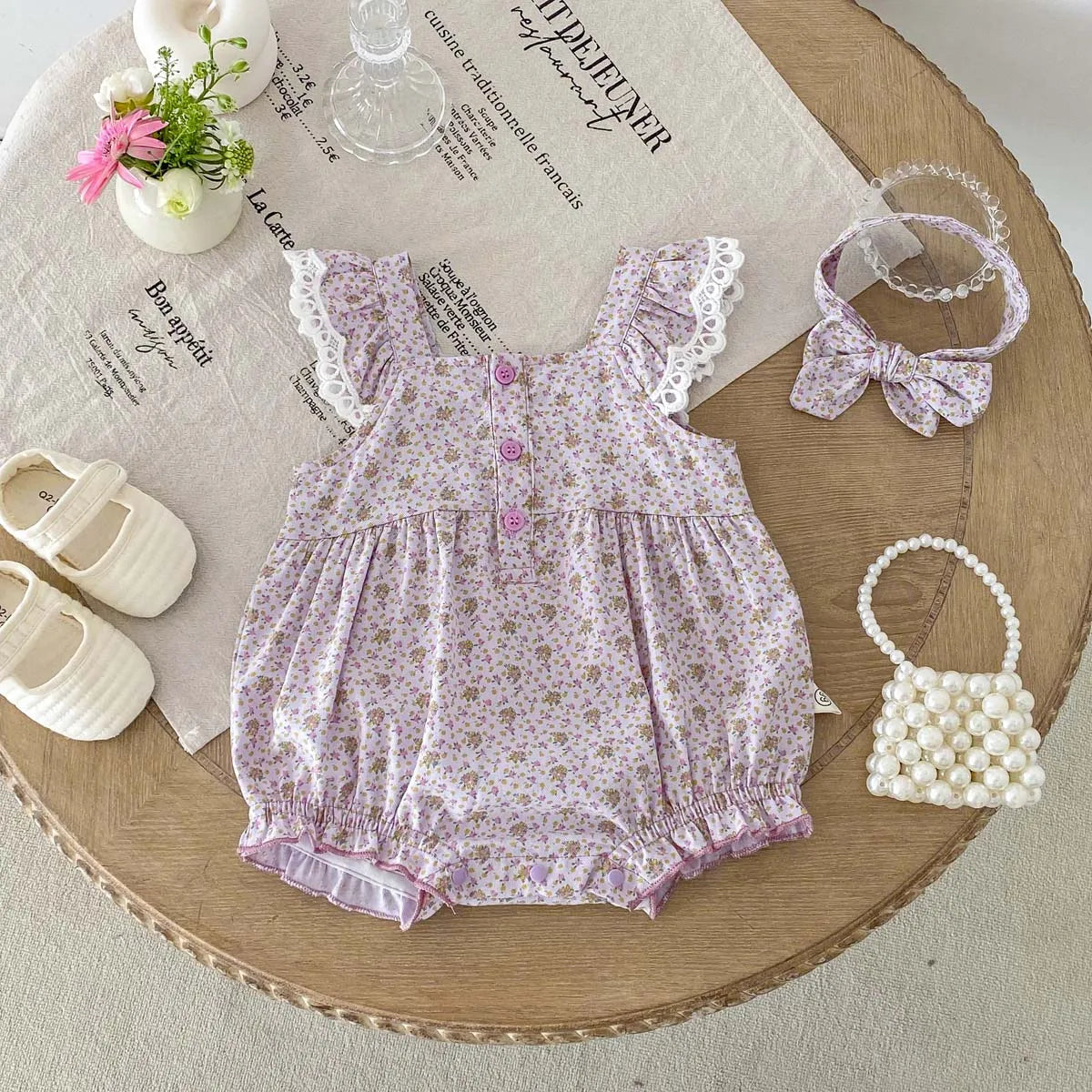 Sweet Pea Bubble Romper