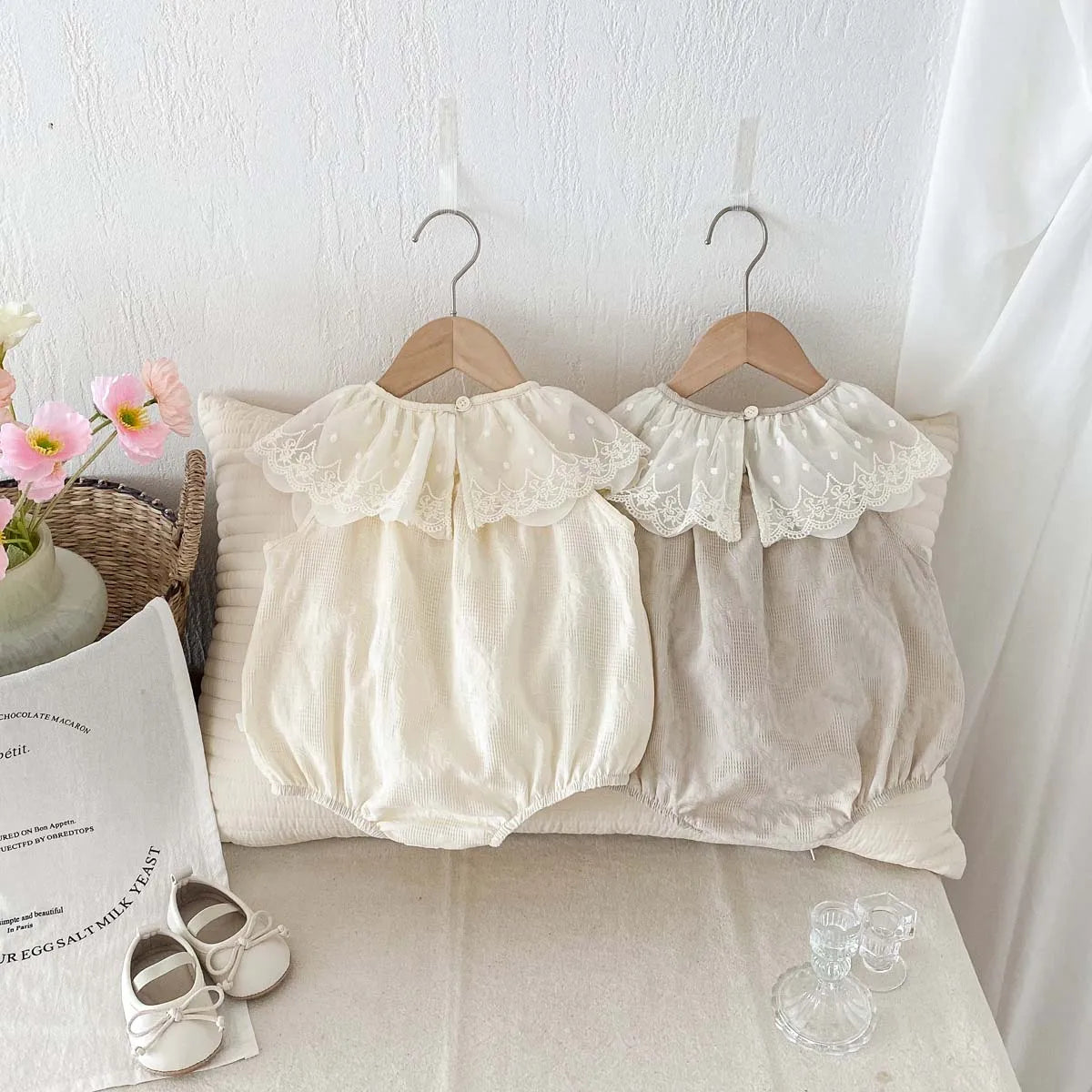 Clara Lace Bubble Romper