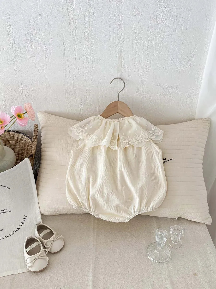 Clara Lace Bubble Romper