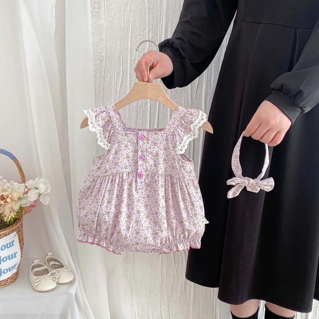Sweet Pea Bubble Romper