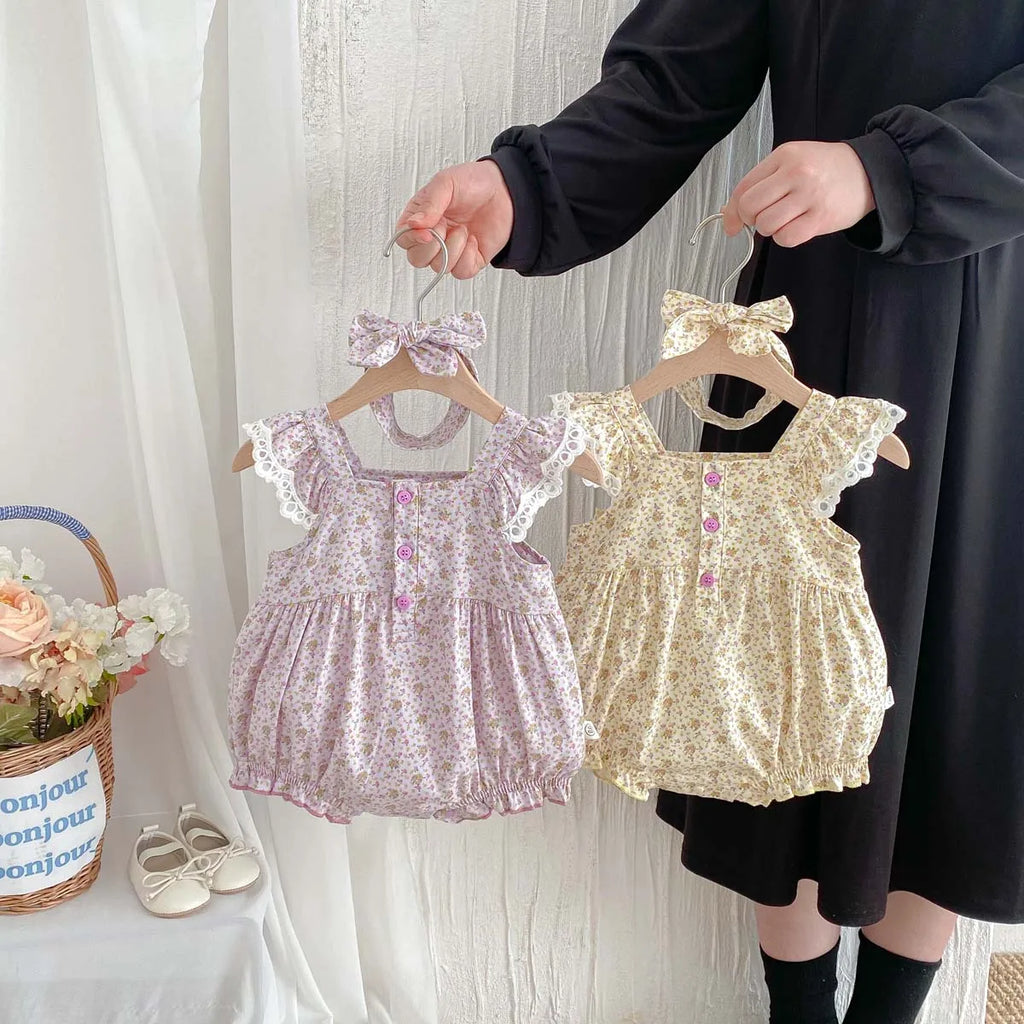 Sweet Pea Bubble Romper