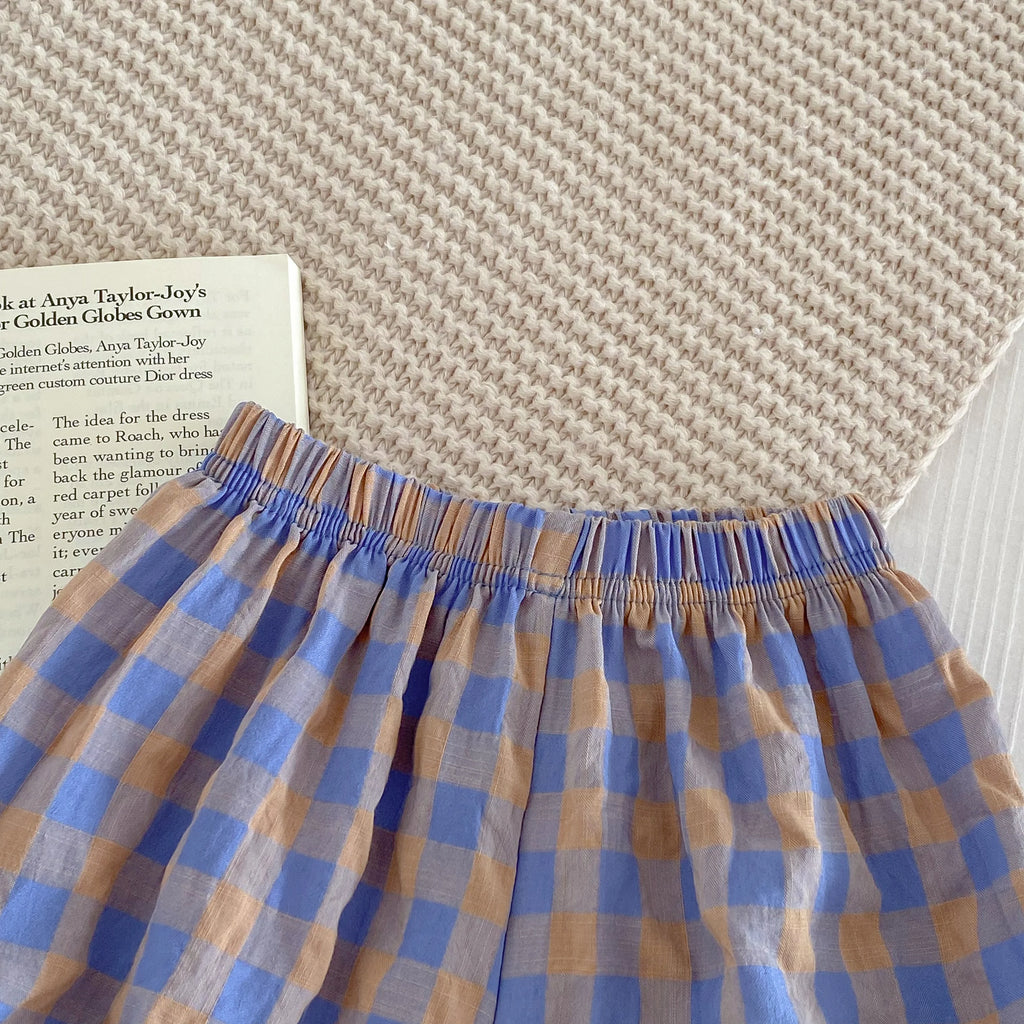 Lavender Gingham Set