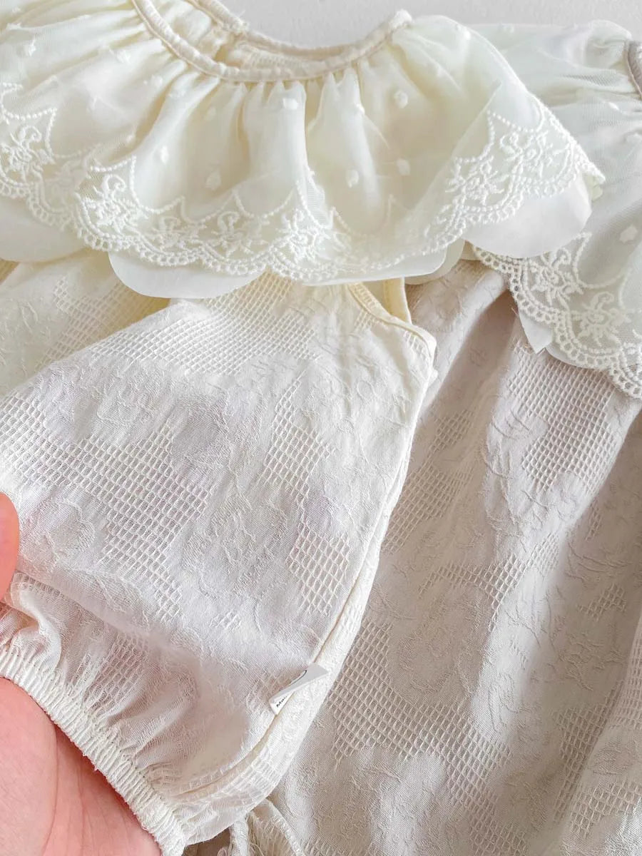 Clara Lace Bubble Romper